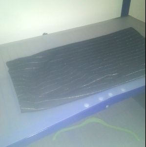 A rich black and sparkling silver skirt!